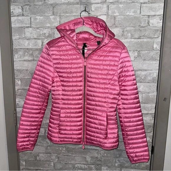 SAVE THE DUCK Pink Puffer Jacket - Picture 3 of 7